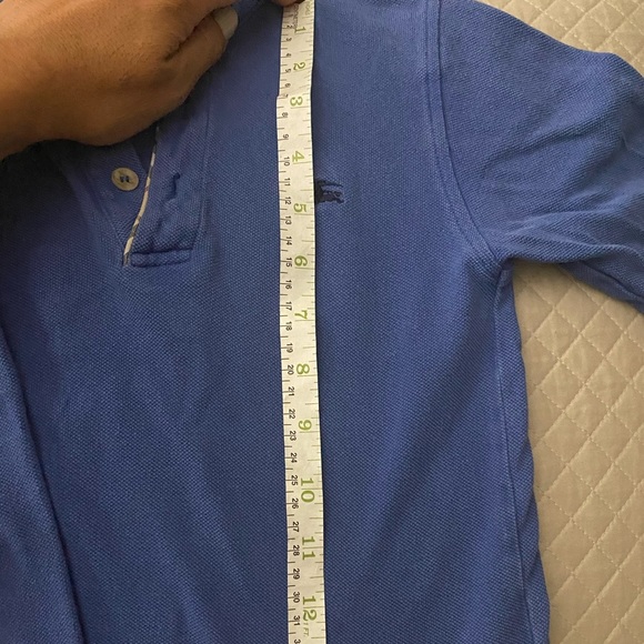Burberry polo shirt kids long sleeve blue